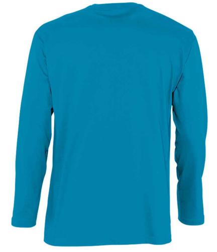 SOLS Monarch L/S T-Shirt - Aqua - 3XL